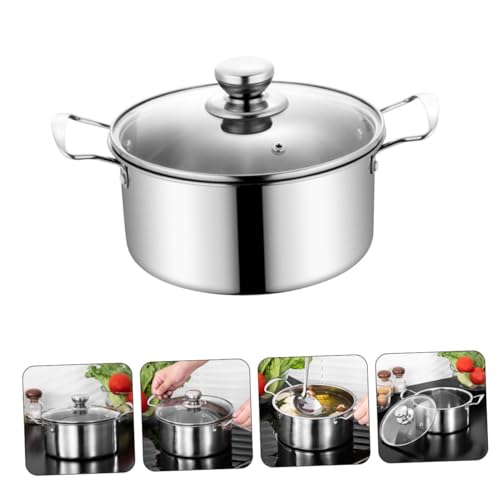 Casserole inoxydable induction robuste pour marmite à soupe maison - 6