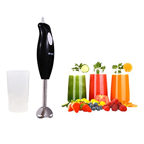 Orbit 300W Hand Blender for Kitchen for Shakes Speed Control, 100% Copper Motor, Multiple Beaters, Overheating Protection, Food Grade Plastic Body (Black)
