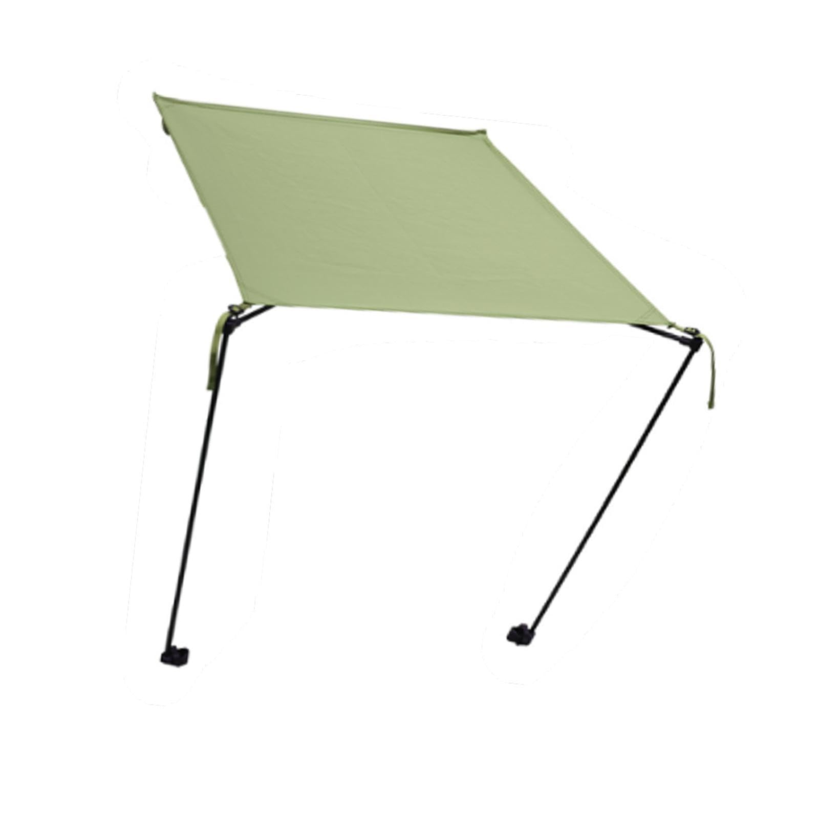 B Baosity Sombra de Silla de Camping Desmontable de Poliéster Resistente con Toldo Portátil Y Mecanismo de Ajuste Rápido Adecuada para Jardín Patio Camping Y, Verde