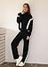 XIEERDUO Lounge Sets for Women Fall Outfits 2025 Airport Outfits Cruise Two 2 Piece Teacher Zip Up Sweatsuits Workout Set Tracksuit Fashion Clothes Winter Travel Vacation Essentials Sweatshirt Black M