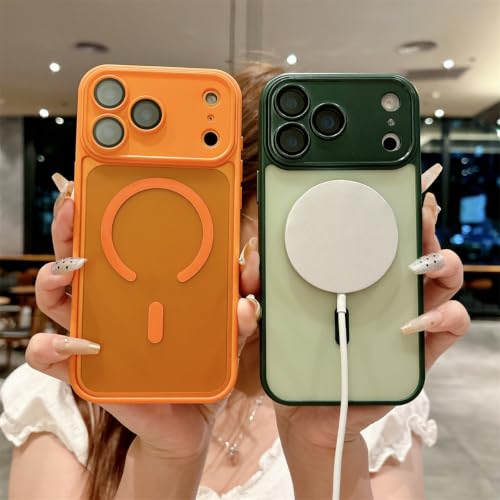 Coque iPhone Air magnétique antichoc protection translucide mate pour recharge induction sans fil