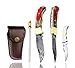 Pocket Knife Multi Wood 6.5'' Damascus Steel Knife Brass Bolster Back Lock Pocket Knives 100% Prime Quality+ Blue Wood Small Pocket Knife +Sharpening Rod Folding Knife.
