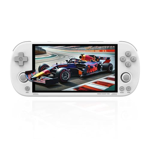 Image of TRIMUI Smart Pro Handheld Game Console 4.96 inch IPS Screen, Supports 100+ Emulators, Wi-Fi, 5000mAh Battery, Customizable Controls & RGB Lighting Online Multiplayer Retro Video Game Console (White)