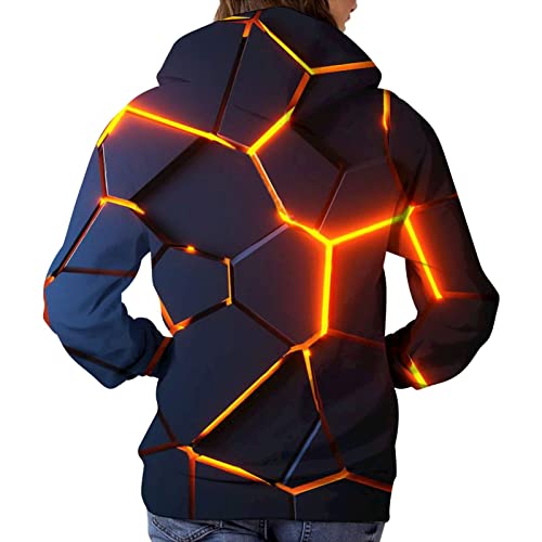Wtiqlky Men 3D Digital Printed Hoodie And Sweatpants Pullover Abstract Geometric Hoodie Suit 2 Piece Outfit #TOP2