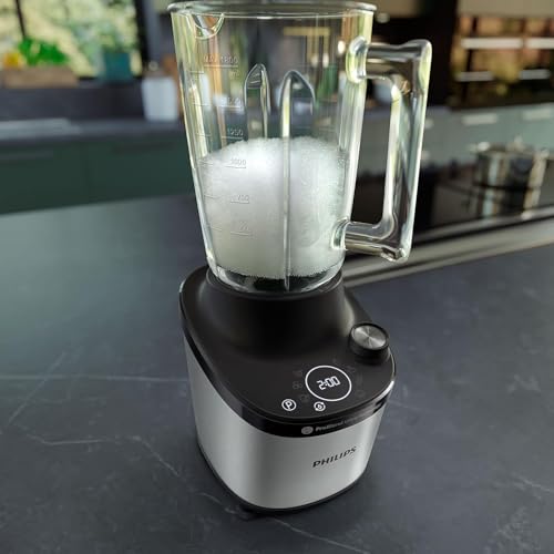 Philips 7000 Series Hochleistungsstandmixer – ProBlend Ultra Technologie, 1.500 W, 2-L-Glasbehälter, Schnellauswahlprogramme für Smoothies & Suppen, HomeID App, Spülmaschinenfeste Teile (HR3760/10) 6