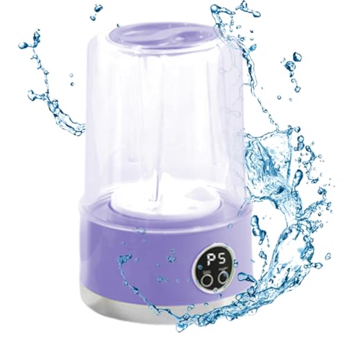 携帯用アンダーウェアウォッシャー - ランドリーカップポータブル | コードレス電気式ブラソックススピナーバケット ドームRV旅行浴室家庭用