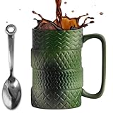 ZONSUSE Taza de Café Neumático,Taza de Estilo Mecánico 3D, Mug Original...