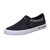 Leichte Laufsohle s.Oliver 5-14612-24 001 Herren Leinen Slipper/Kletthalbschuh, Größe 42