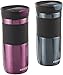 Contigo 2067744 Byron SnapSeal - Taza de viaje, acero inoxidable, orquídea radiante y clima tormentoso