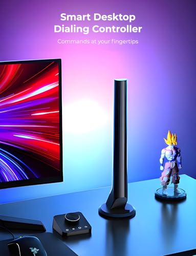 Image of Apex RGBIC Smart Gaming Light Bars with wireless Smart Controller, Wi-Fi Smart LED Gaming Lights with Music Modes and 60+ Scene Modes Built, Works with Alexa & Google Assistant, Game Room Lights Decor