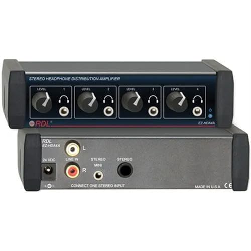 RDL EZ-HDA4AX Stereo Headphone Amp