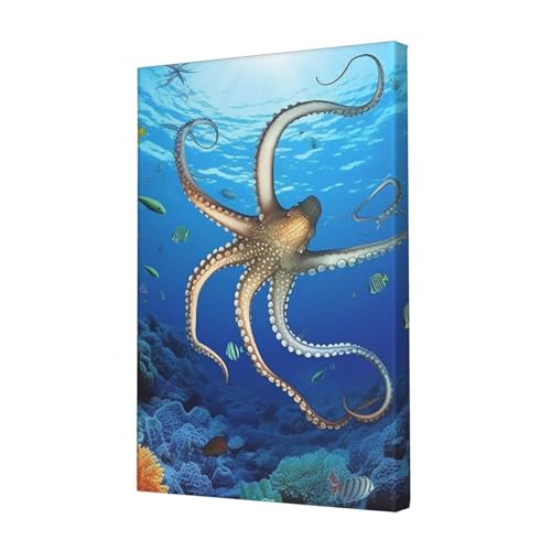 Impression de biologie marine en toile HD pour créer une ambiance sereine dans votre salon