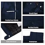 WEEN CHARM Men's Suits Slim Fit,3 Piece Suit for Men,2 Button Blazer Jacket Vest Pants with Tie,Men Tuxedo Suit Set - Image 4