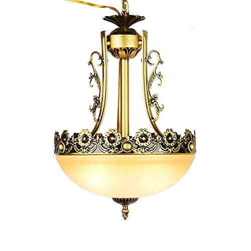 Suspension salon en verre moderne HJLJKG lustre fer forgé 40x55cm