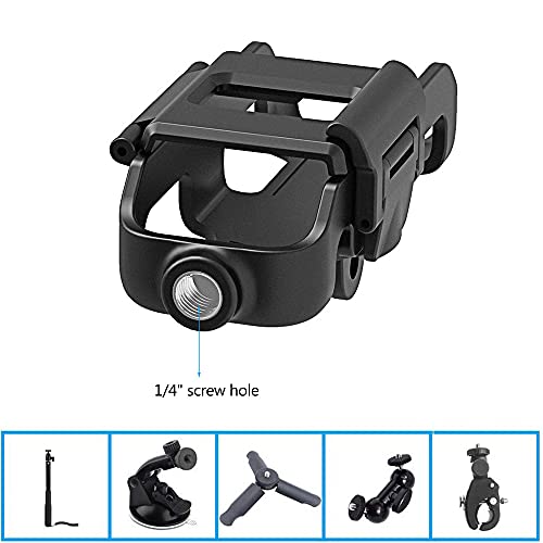 Moniss Action Cam Mount Housing Case Capa protetora Tripé Mount Holder suporte com 1/4 parafuso orif