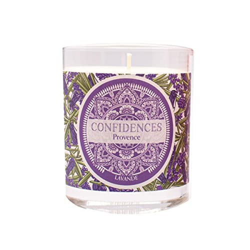Bougie parfumée Lavande Provence 280g cire naturelle détente