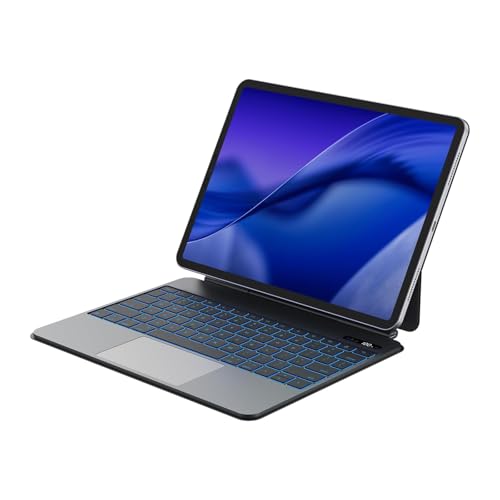 BETTDOW Capa com Teclado e Trackpad para iPad (A16) 11th Generation 11 Inch 2025, iPad 10th Generation 10.9 inch 2022, teclado leve de liga de alumínio com trackpad 586g