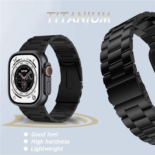 Bracelet Apple Watch en titane robuste pour remplacer le silicone - 2