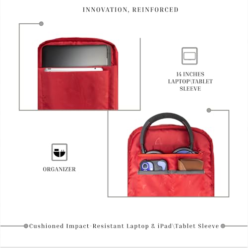 Image of F Gear Cannes 12L Laptop Backpack|Premium, Soft Touch, Lightweight & Durable|Laptop & Tablet Sleeves|3 spacious compartments & 2 Pockets|Ideal for Office, Daily Use & Travel