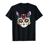 Photo Gallery craneo de gato halloween carino teschio di zucchero dia de los muertos maglietta Photo Gallery craneo de gato halloween carino teschio di zucchero dia de los muertos maglietta