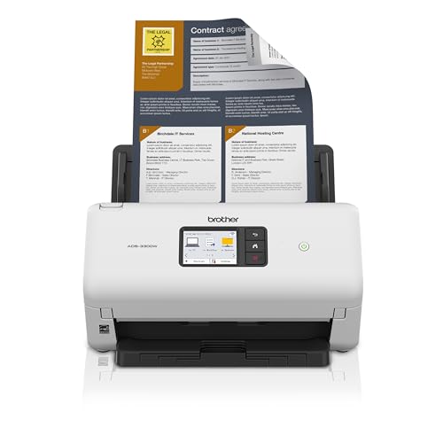 Brother ADS-3300W Wireless, High-Speed Desktop Scanner | 2.8-inch Touchscreen | Scans Up to 40ppm1 (Renewed Premium) by Brother - Used condition - US$308.19