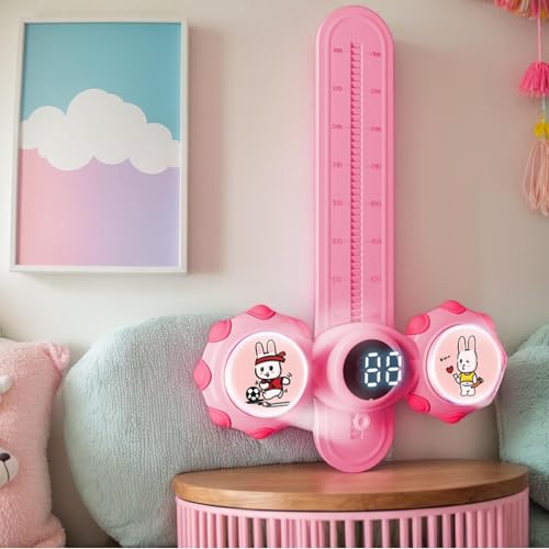 Contador táctil de altura con 10 ajustes regulables y luces LED para el salto infantil 3