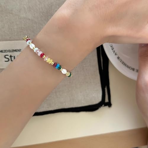Pulsera para mujer y collar de perlas que no pierde el brillo 7