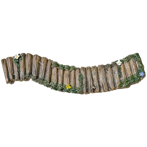 MUAMAX Fairy Garden Walkway Path Pathway, Fairy Garden Accessories, Wood Road Way, Micro Miniature Path Road, Enchanted Path