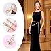Chain Belt Gold Belt Plus Size Waist Chain Gold Multilayer Metal Belts for Women Fashion Decorative Wedding Dress Link Adjustable Cowgirl Waistband Chains Fashionable for Womens Girls Dresses Pants