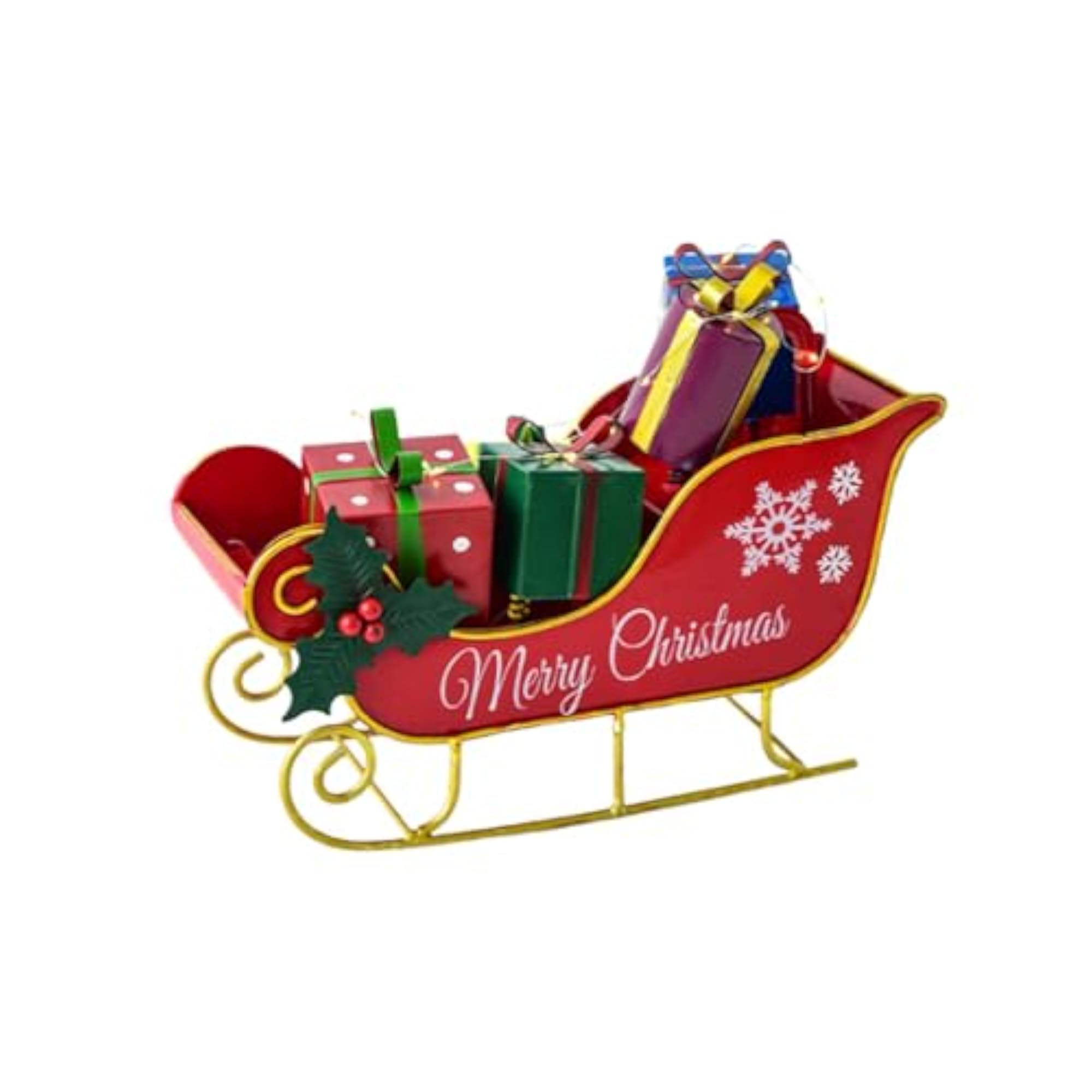 Lighted Christmas Table Decoration Figurine Centerpiece