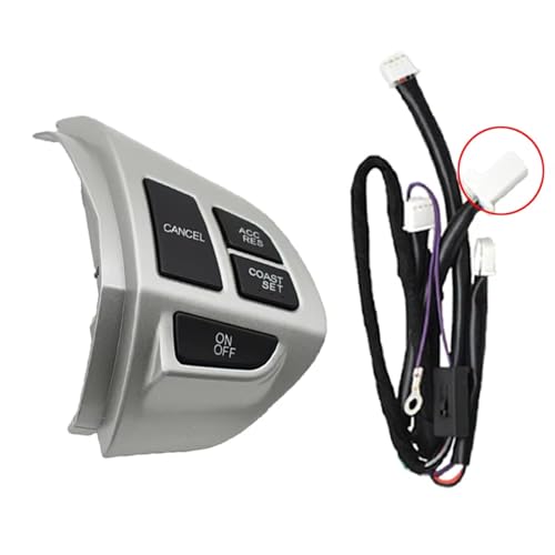 Bouton commande volant pour Mitsubishi ASX Pajero avec câble de régulateur de vitesse