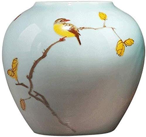asdchZen Vase Ceramic Decoration Living Room Decoration Fake Flower Plant,22 * 20Cm,22 * 20cm