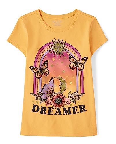 Image of The Children's Place Girls Short Sleeve Graphic T- Shirt