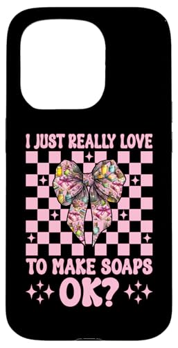 I Just Really Love To Make Soaps ソープディーラー スマホケース iPhone 15 Pro 用