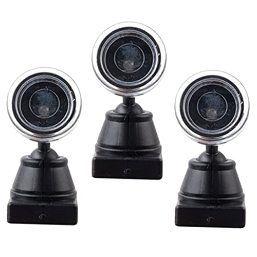 ULDIGI 3個 模型信号灯 ミニチュアスポットライト 砂のテーブル用 装飾ライト 模型用ライト ミニハウス風景用 高精細リアル再現 耐変形