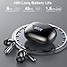 Bluetooth Kopfhörer, In Ear Kopfhörer Kabellos Bluetooth 5.3 mit 4 ENC Noise Cancelling Mic, 48 Std Wireless Earbuds Hi-Fi Stereo, IP7 Wasserdicht Ohrhörer für iOS Android, LED Anzeige, USB-C, Schwarz