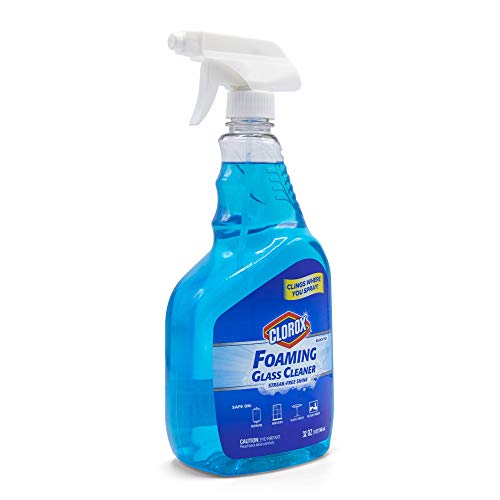 Clorox Foaming Glass Cleaner Trigger Spray | All Purpose Window And Glass Cleaner | Streak|Free, No|Drip Formula Glass Cleaners For The Home Or Office, 32 Ounces (Pack of 2) image 2