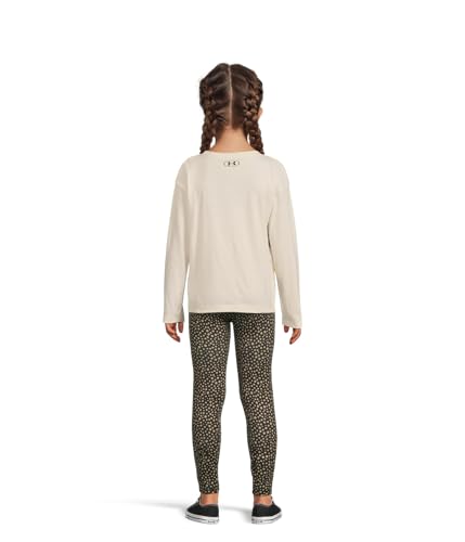 Image of Under Armour Girls' 2-piece Long Sleeve Tee and Leggings Set, Soft & Comfortable
