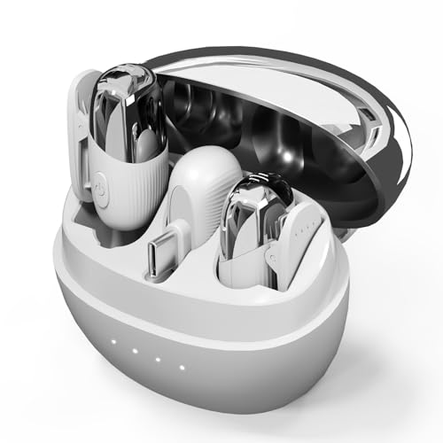 MeloJungle S5 Wireless Lavalier Microphone for iPhone 16/15,Android USB C Phone,iPad,Laptop,Small Lapel iPhone Mic for Video Recording,Vlogging,HD Audio,262ft Range,Noise Reduction with Charging case