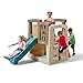 Step2 Naturally Playful Woodland Climber, Kids Outdoor Playset, Backyard Playground Set, Slide, Rock Climbing, Outside Jungle Gym, For Toddlers 2-6 Years Old