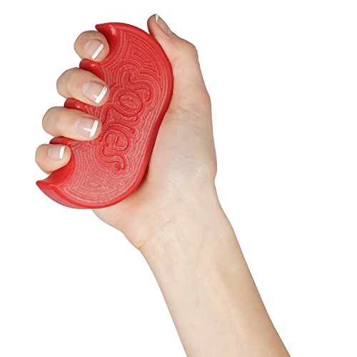 Soles Hand and Finger Strength and Rehabilitation Toy Red (Hard)