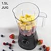 SQ Professional Blitz 600W Blender with 1.5L Plastic Measuring Jug & Grinder - Ice Crush Function, Milkshake & Smoothie Maker, Black #4