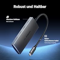 UGREEN USB C Hub 10 Gbps, Adapter mit 4 USB C 3.2 Ports (10cm) – Ansicht 6
