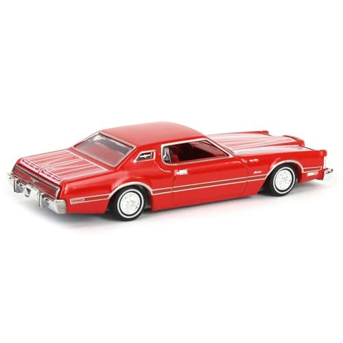 Camioneta 1:64 1973 Thunderbird Roja Custom miniatura 3