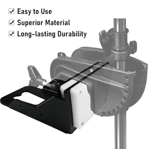 Heurytep MMB-2NLB-001 Aluminium Trolling Motor Mount, Transom Motor Mount thumb #4