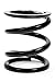 INTEGRA SHOCKS 2.625" ID x 4" 400 lb Black Coil-Over Spring P/N 310-2504-400