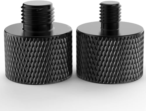 Image of SHOPEE 2pcs Mic Stand Adapter Set - 5 /8 Female to 3 /8 Male and 5 /8 Female to 1 /4 Male Screw Thread for Microphone