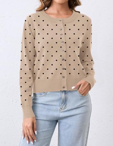 Image of Ziesexy 2026 Leopard Cardigan Womens Button Up Sweaters Long Sleeve Cheetah Print Cropped Cardigan Jackets