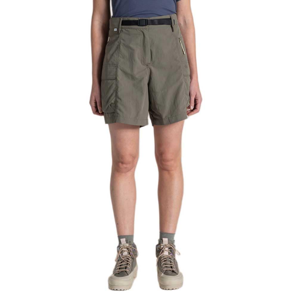 Craghoppers Women's Green Nosilife Medina Quick-Drying Cargo Travel Shorts in Size 14, Sports Direct