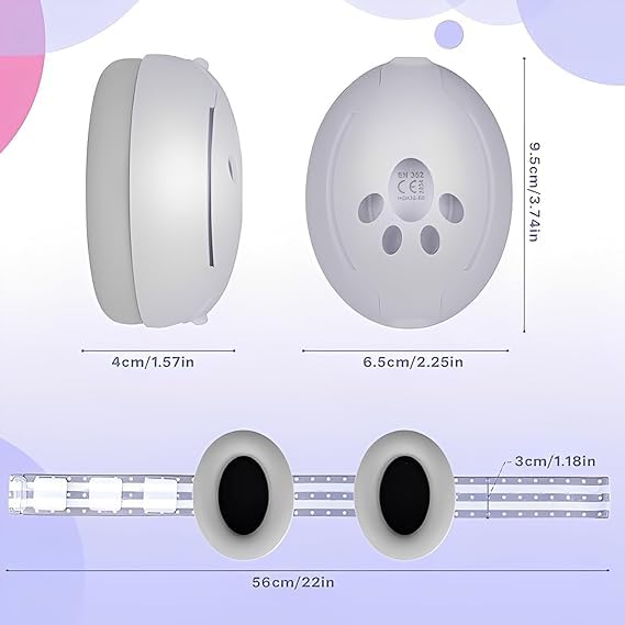 Image of Baby Ear Muffs Noise Protection for Infants & Toddlers to 1-48 Months,Adjustable, Lightweight,Foldable Noise Cancelling Headphones
